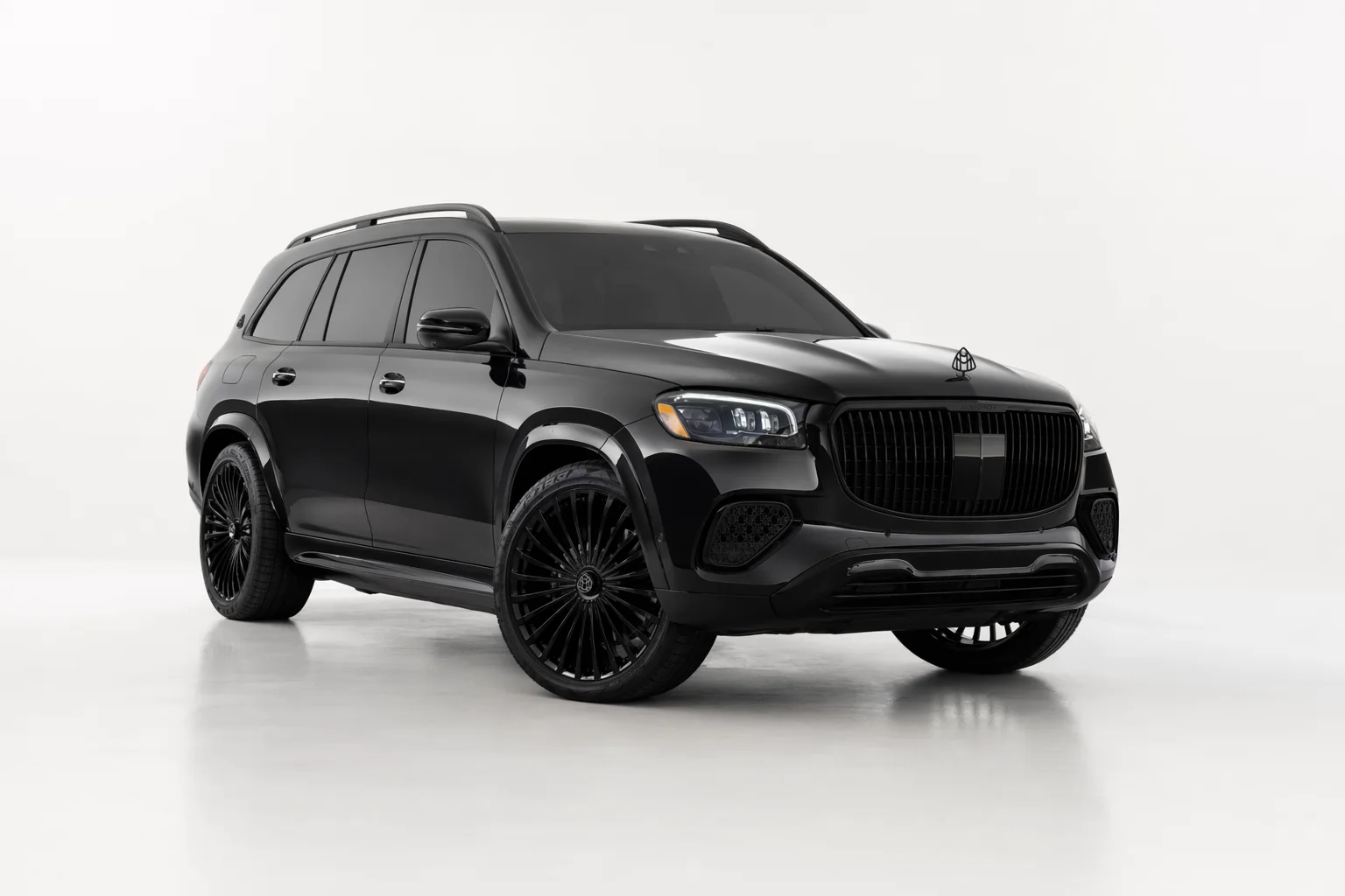 Mercedes GLS 600 Maybach Black exotic car rental in Los Angeles